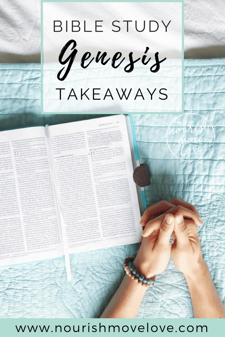 Bible Study - Genesis takeaways and meaning. The greatest self-help book of all, with over 7,000 promises on how to make your life totally awesome, the bible | www.nourishmovelove.com