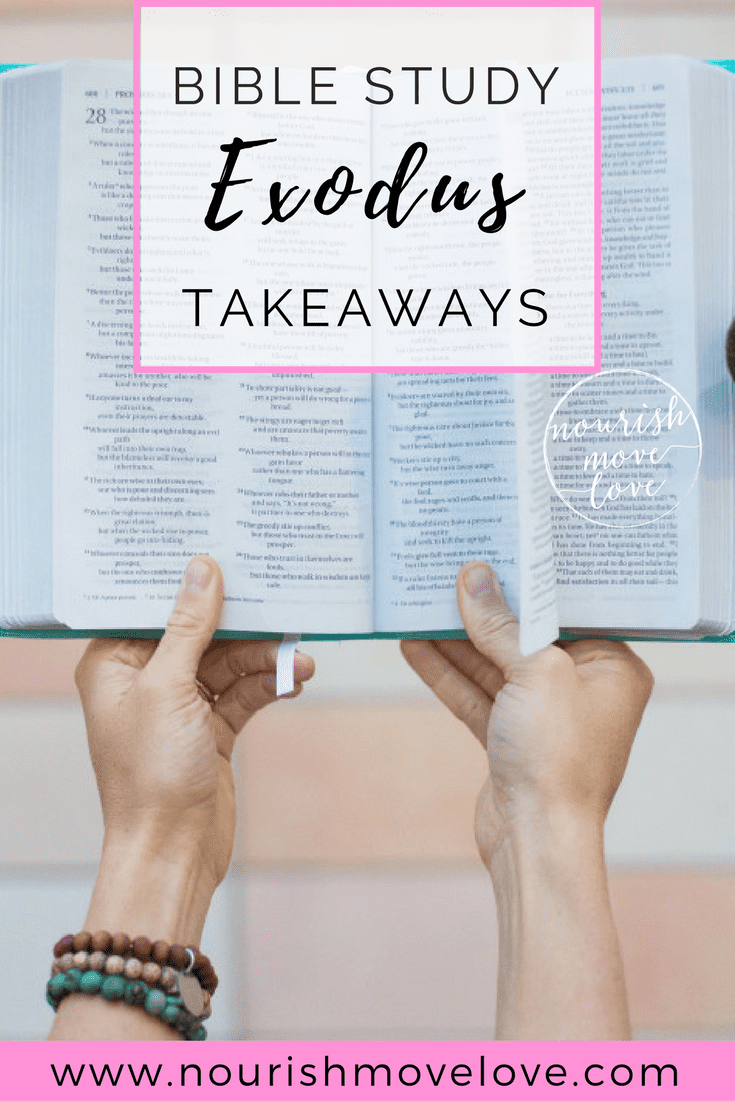 Bible Study - Exodus takeaways and meaning. The BIBLE: the greatest self-help book of all, with over 7,000 promises on how to make your life awesome| www.nourishmovelove.com