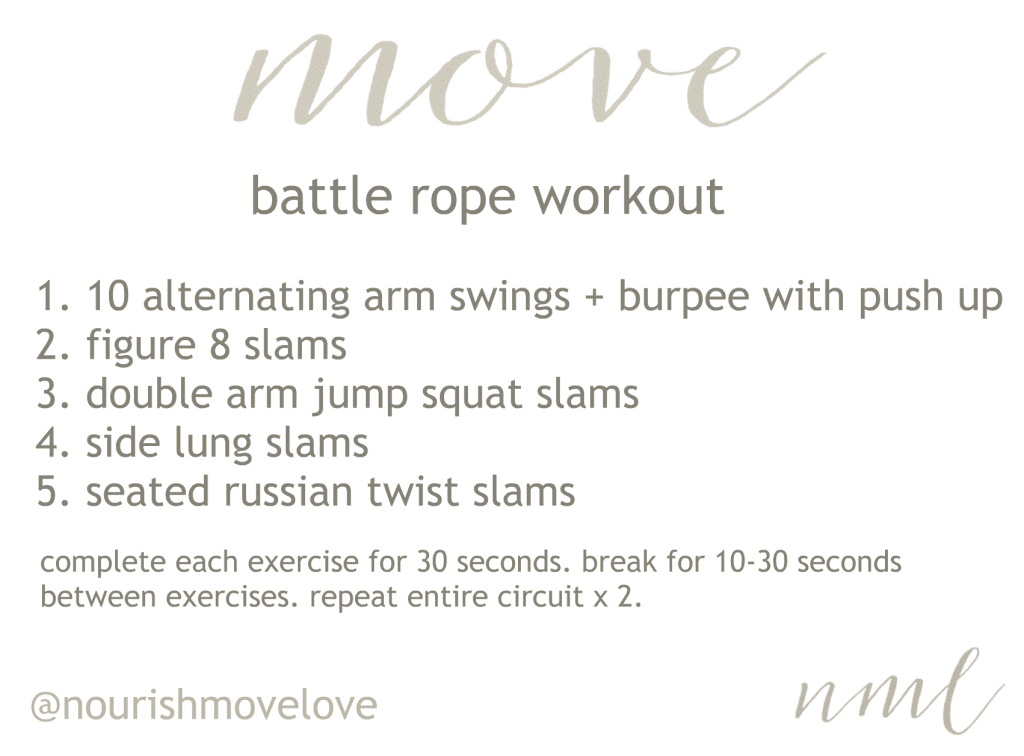 battle rope workout