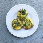Healthy meal prep Sweet Potato, Brussel Sprout and Sausage Muffins