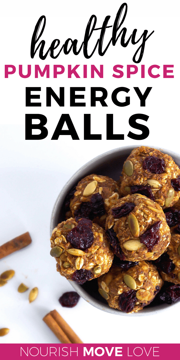 No-Bake Pumpkin Energy Bites + Balls | Fall Recipe | Pre-Workout Snack 