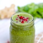 holiday detox apple ginger smoothie