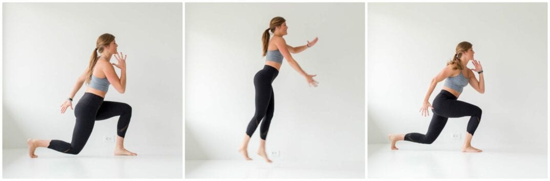 15 minute hiit workout -- split jumps -- www.nourishmovelove.com