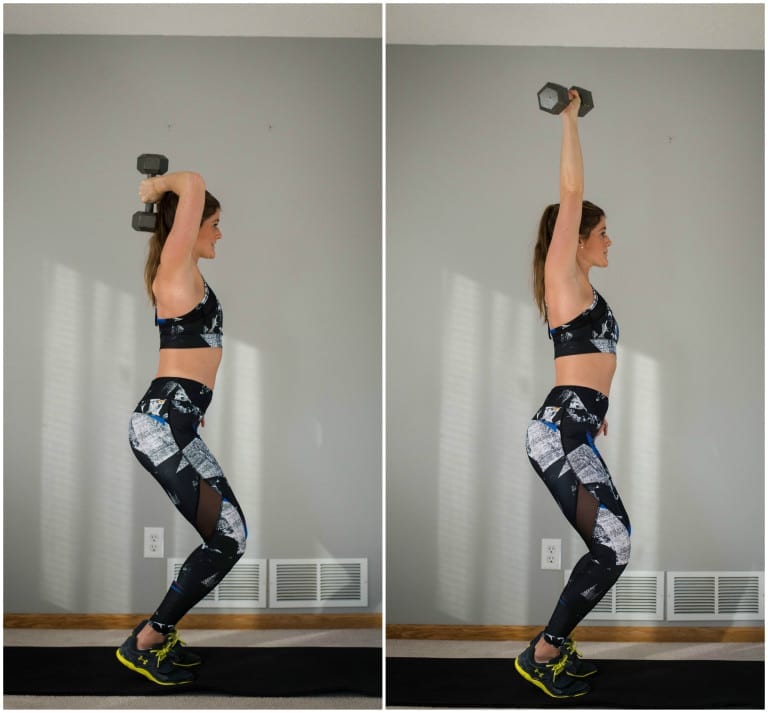 Total Body Workout {with just one dumbbell} Nourish