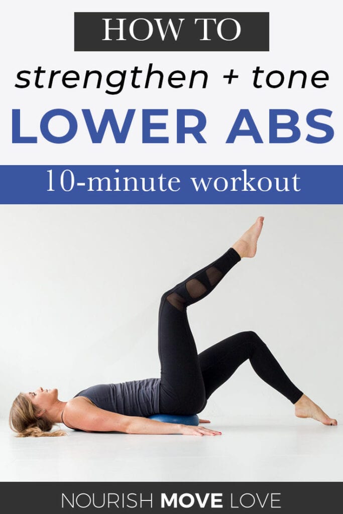 how to flatten abs lower stomach workout Nourish, Move, Love