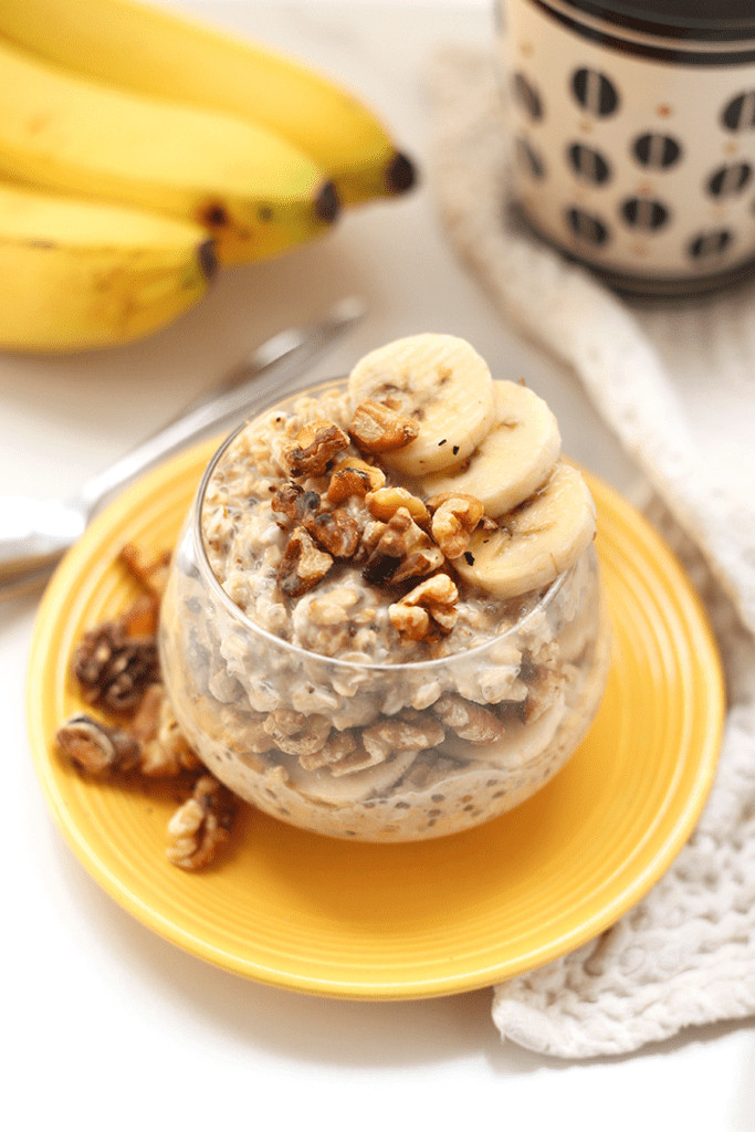 18 healthy banana recipes to satisfy your carb cravings | go bananas with these 18 deliciously healthy ways to use over-ripe bananas. from double chocolate banana bread to peanut butter banana oatmeal bake, these recipes are sure to satisfy all your carb cravings {guilt and gluten-free}! | www.nourishmovelove.com