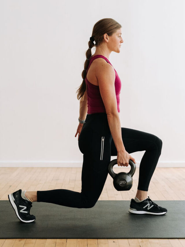 4 Kettlebell Exercises to Tone Your Legs (Home Workout)!