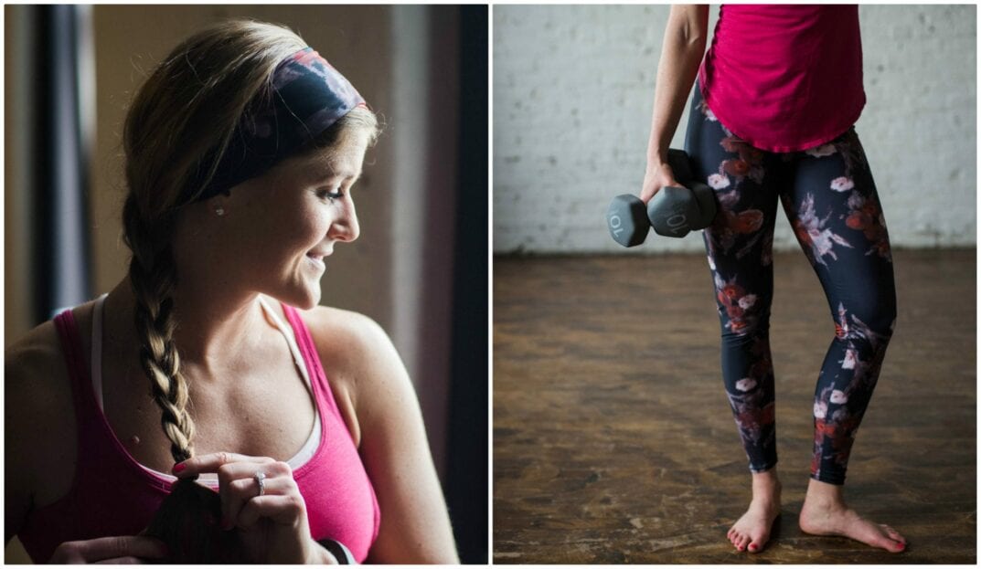 6-move arms and abs workout to strengthen and tone |6-moves, 20 minutes, and a set of 5-15 pound dumbbells is all you need to move through this arms and abs strength training and toning workout. | www.nourishmovelove.com