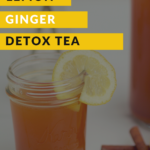 Pin for Lemon Ginger Turmeric Morning Tea for immunity