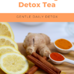 Pin for Lemon Ginger Turmeric Morning Tea for immunity