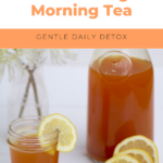 Pin for Lemon Ginger Turmeric Morning Tea for immunity