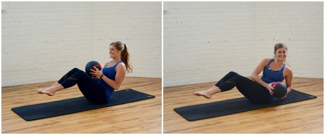 medicine ball twists | www.nourishmovelove.com