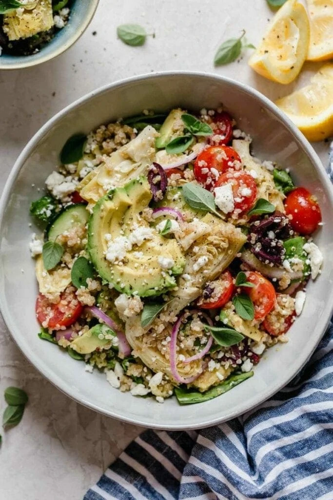 greek quinoa salad | simple salads