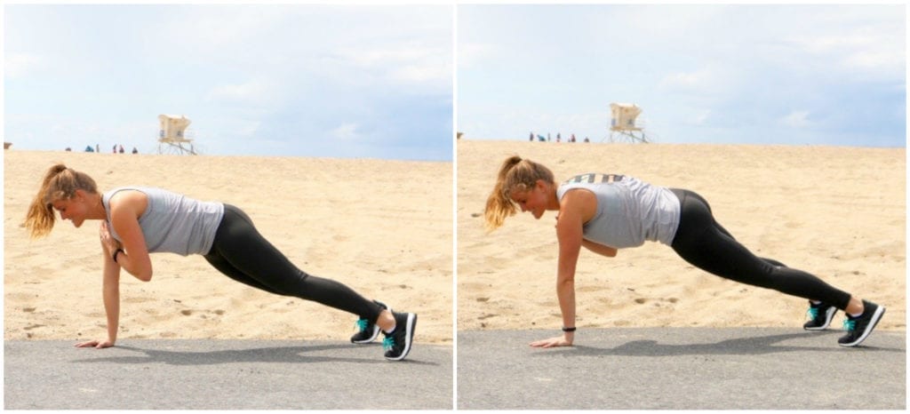plank + plyo bodyweight workout | nourish move love
