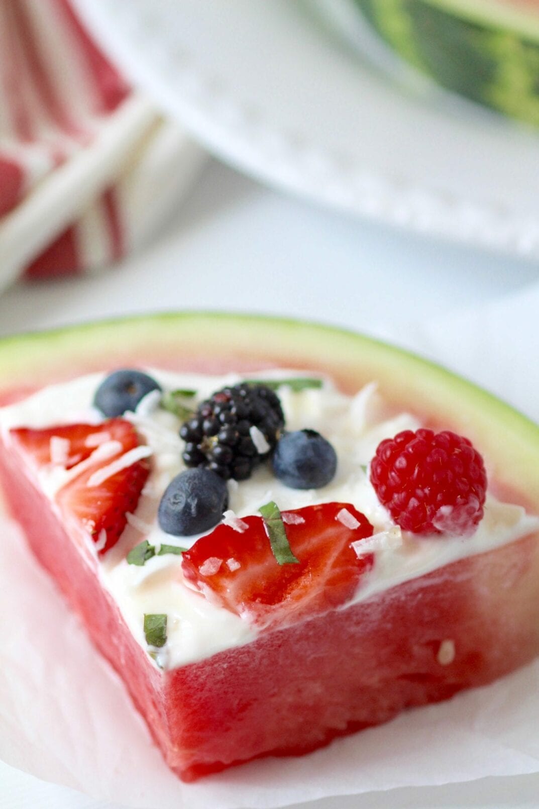 watermelon fruit pizza