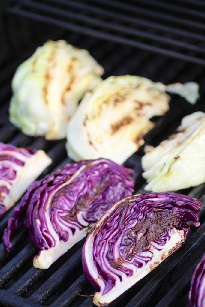 Grilled Cabbage Steaks + Cilantro Dressing nourish move love