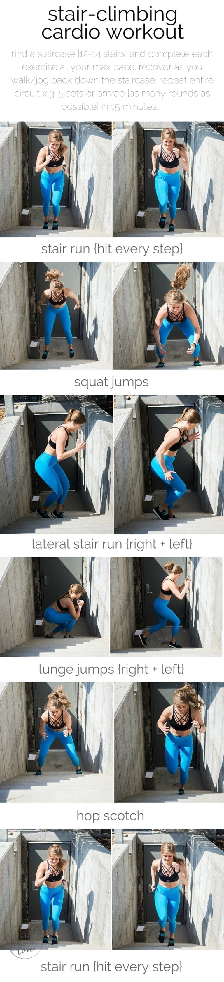 stairclimbing cardio workout {+ butt lift } nourish move love