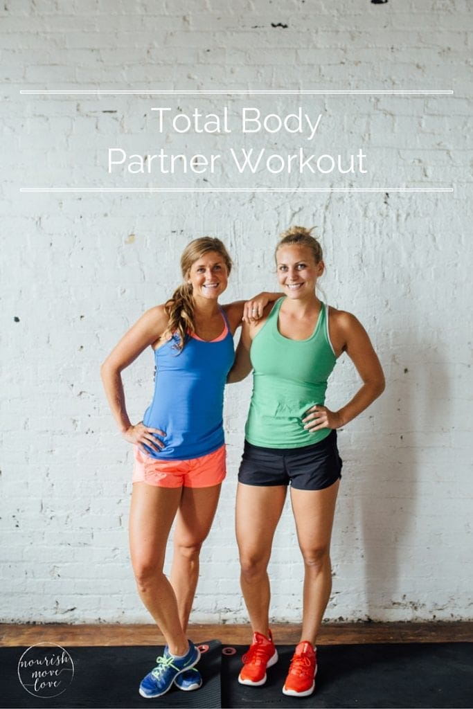bodyweight partner workout | www.nourishmovelove.com