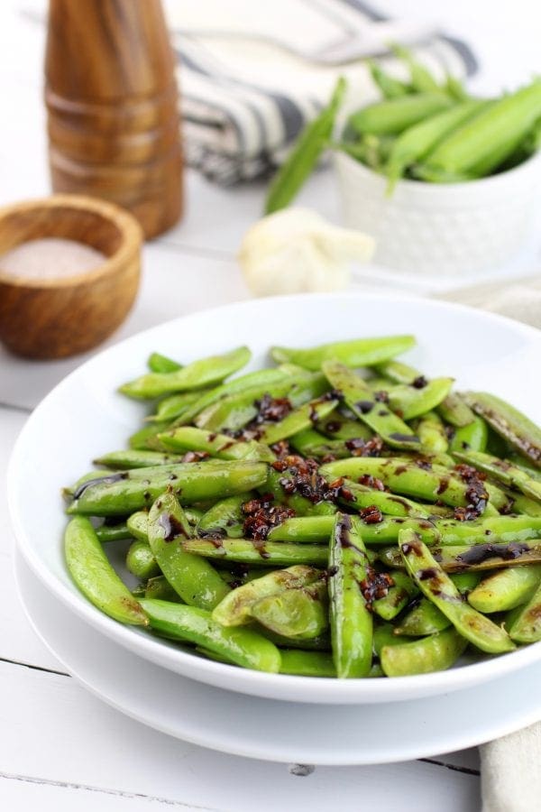 Grilled Snap Peas 