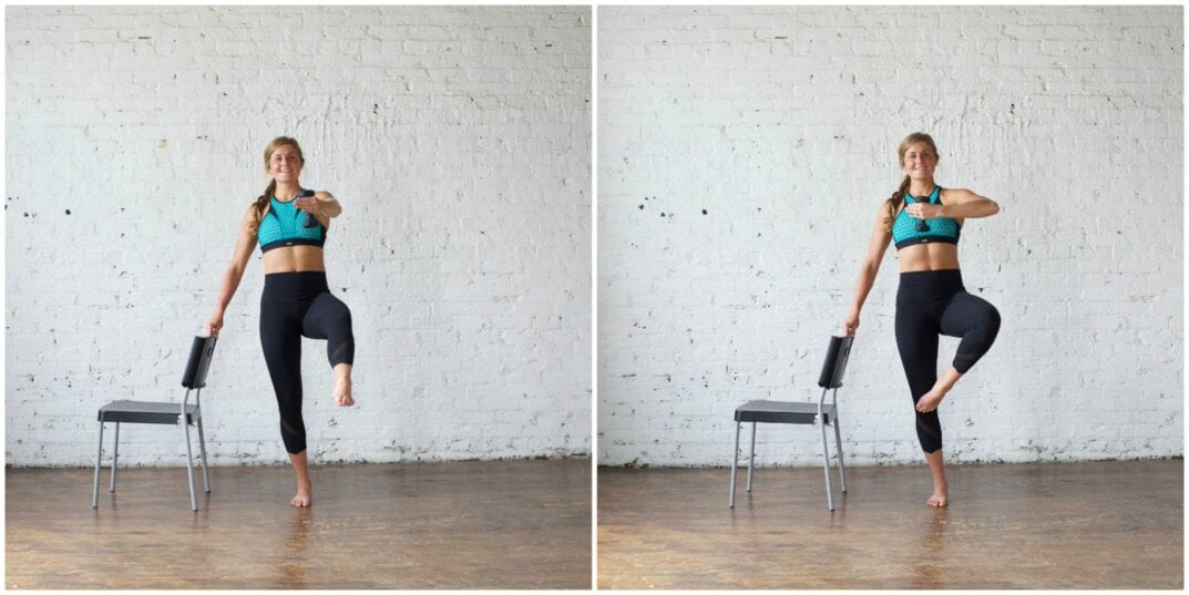 front attitude leg extension + internal curl