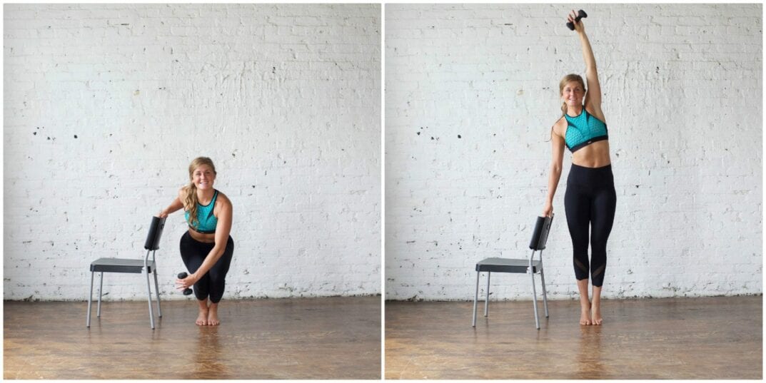 mermaid squat + reach