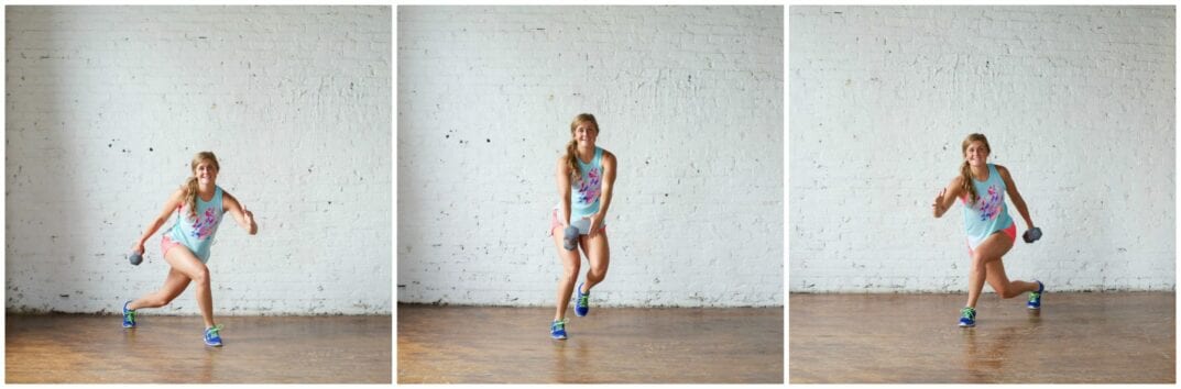 dumbbell speed skater