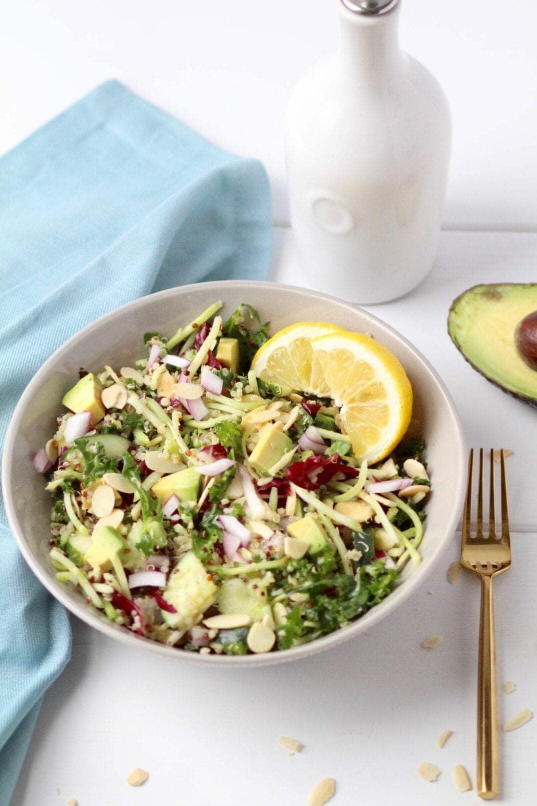 5minute green goddess quinoa salad nourish move love