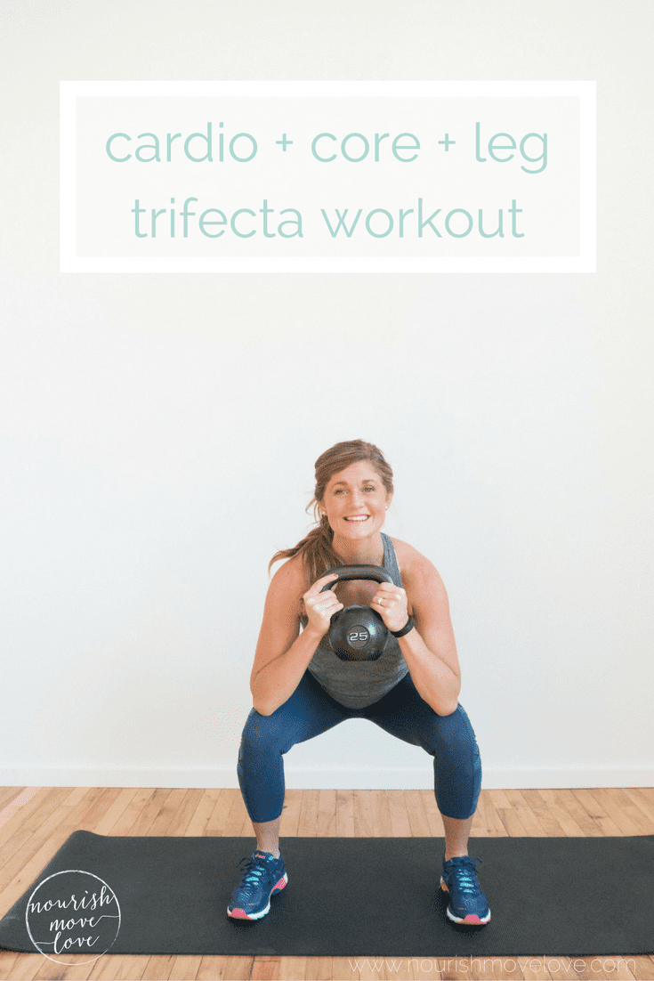 cardio + core + leg trifecta workout with LARABAR™ nourish move love