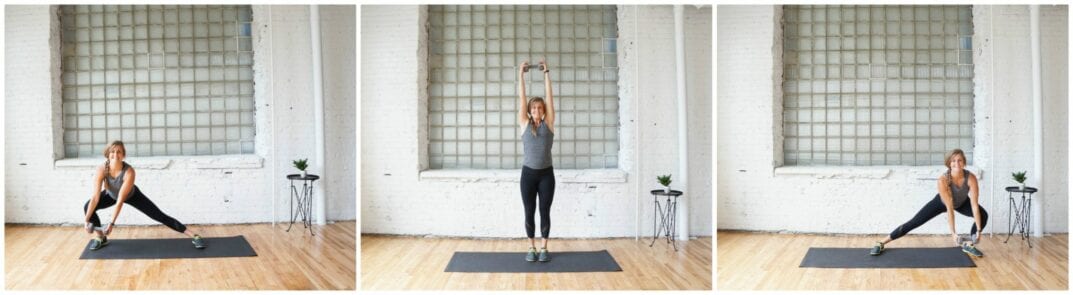 lateral lunge and swing