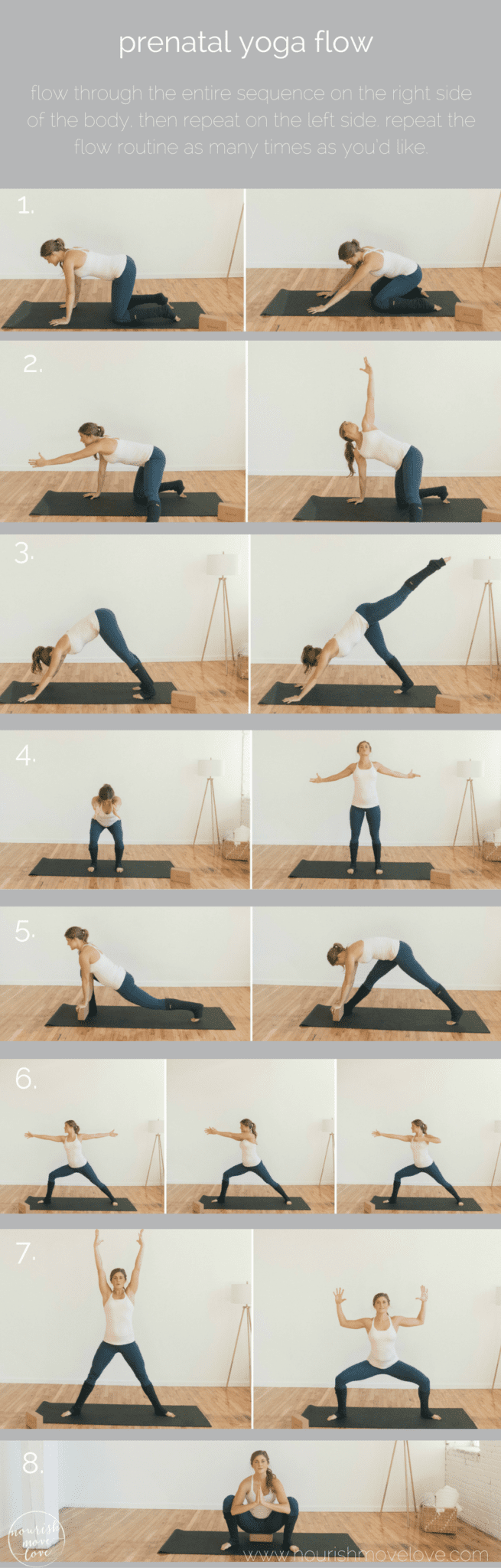 prenatal yoga poses
