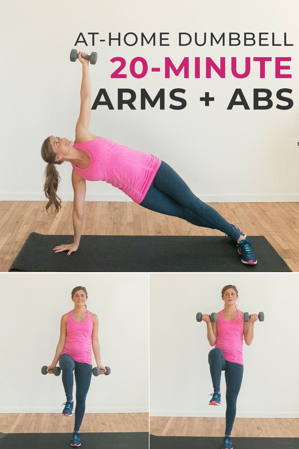 arms + abs dumbbell burnout 8 exercises to tone up nourish move love