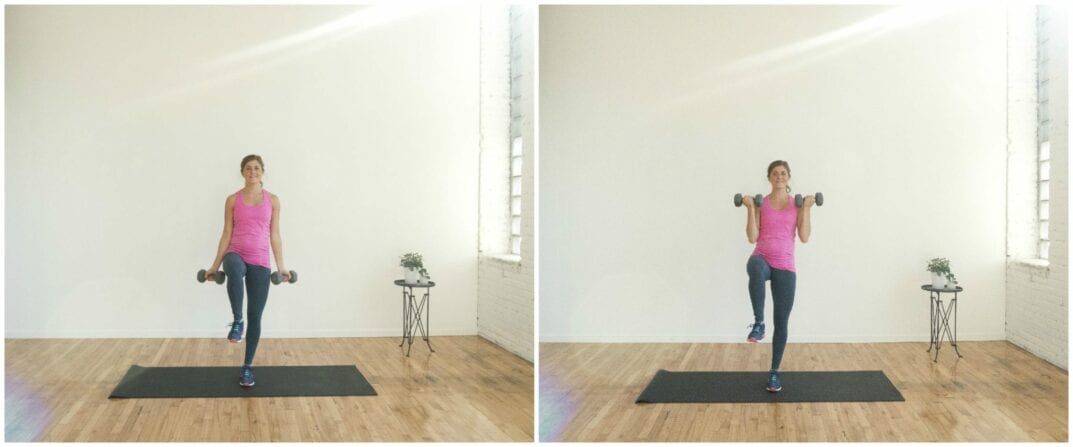 Balance Bicep Curl
