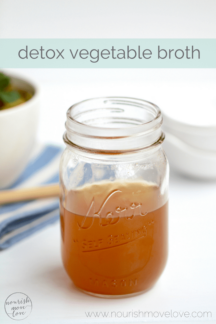 detox vegetable broth pin | www.nourishmovelove.com