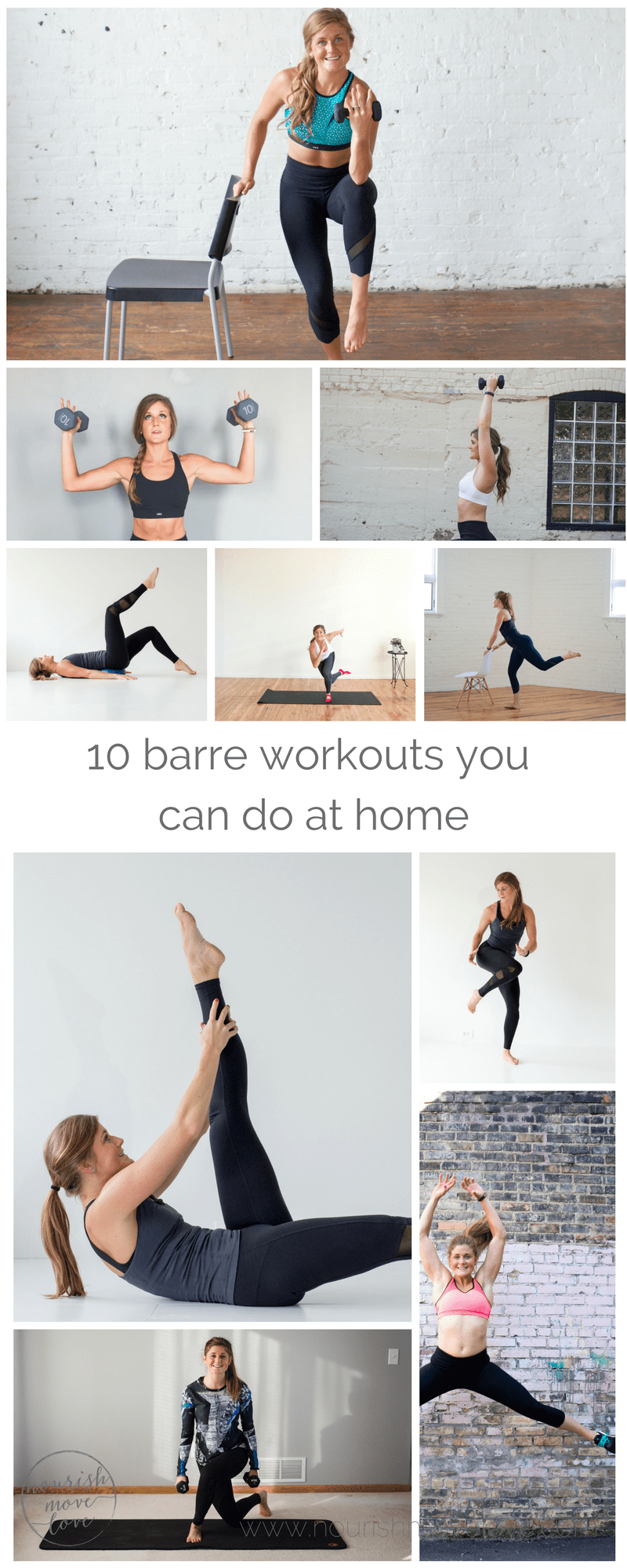 10 barre workouts you can do at home nourish move love