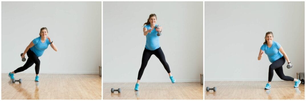 Dumbbell Speed Skater