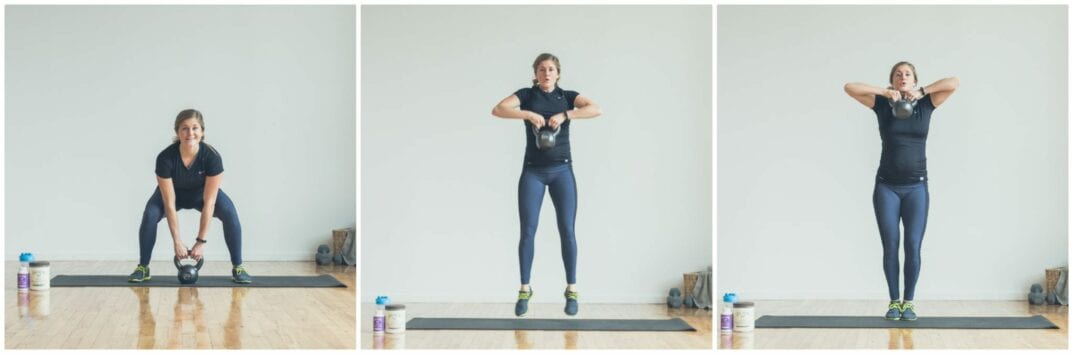 Kettlebell Squat Jacks