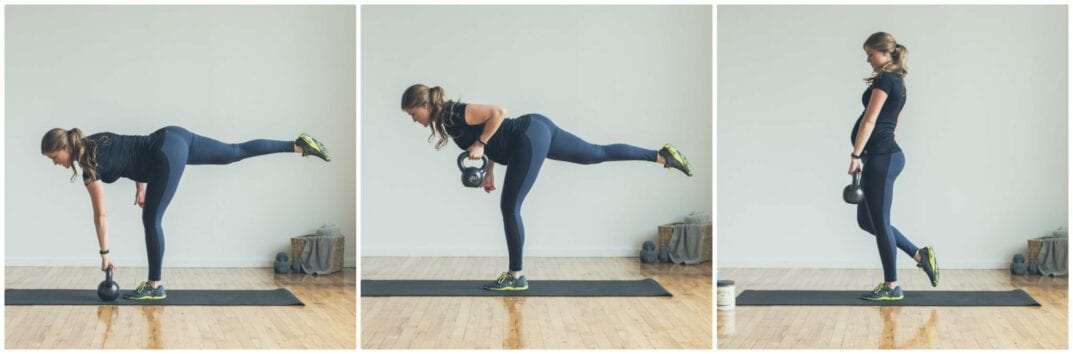 Single Leg Deadlift + Row