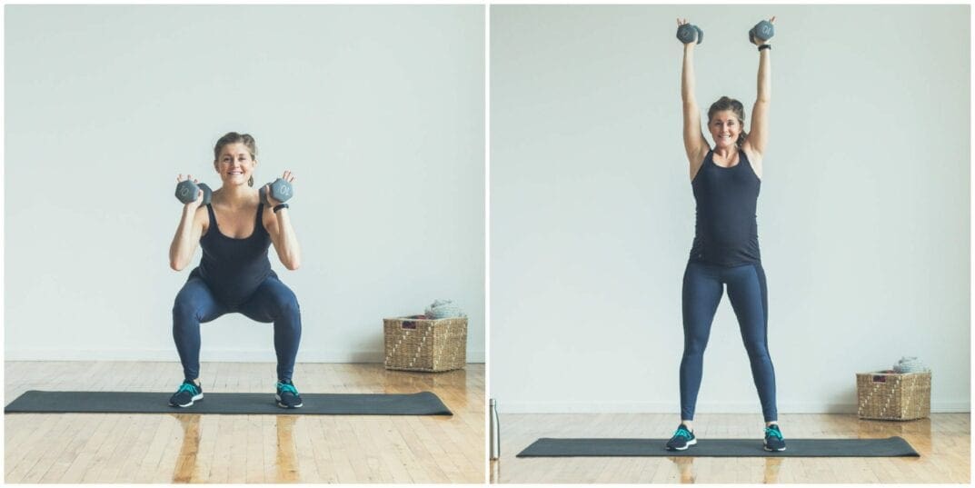 Front Squat + Press