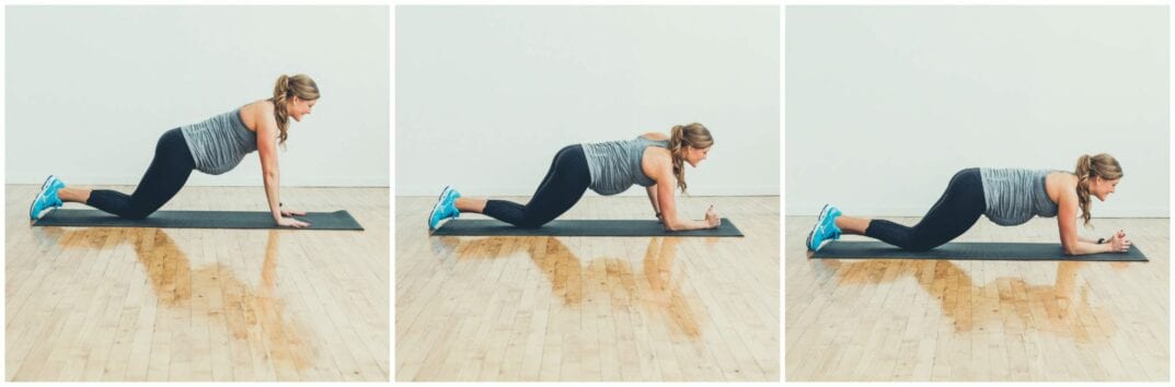 Modify Plank Army Crawl
