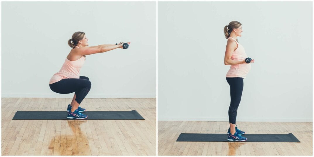 Squat Punch + Row