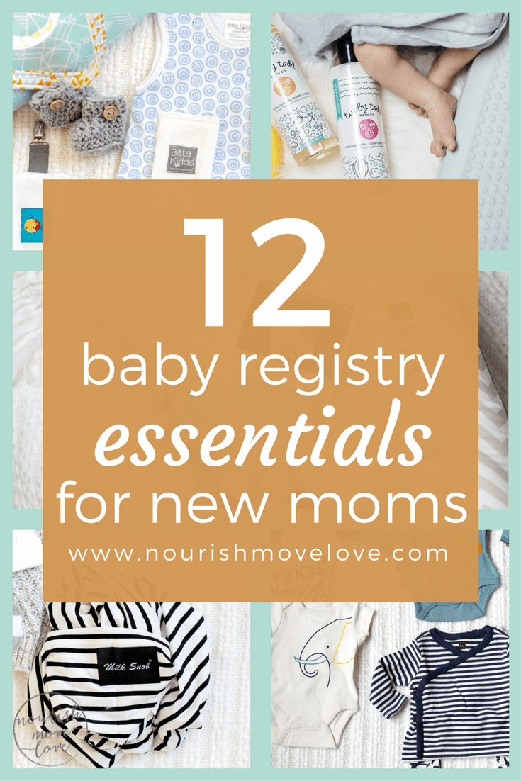12 baby registry essentials for new moms | new baby