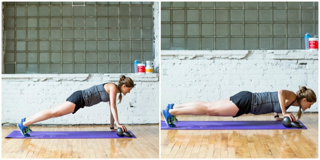 KB Push Ups