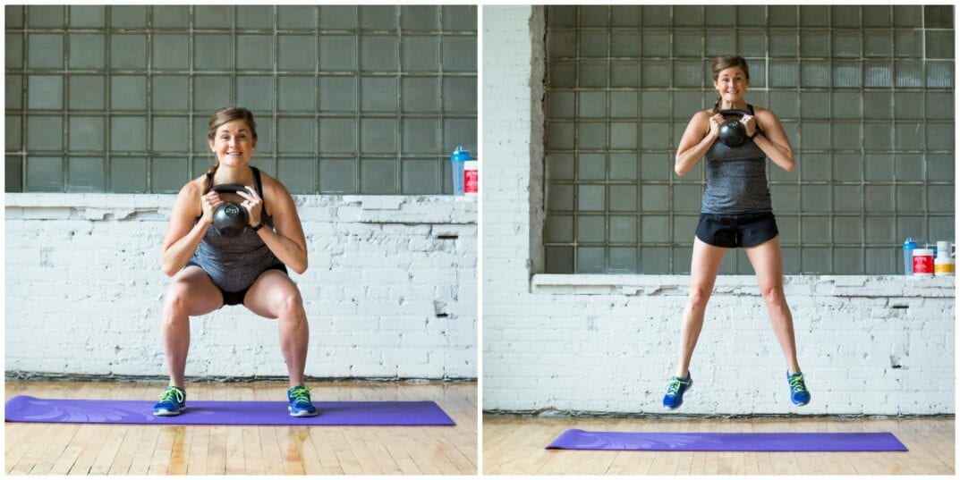 KB Goblet Squat Jumps