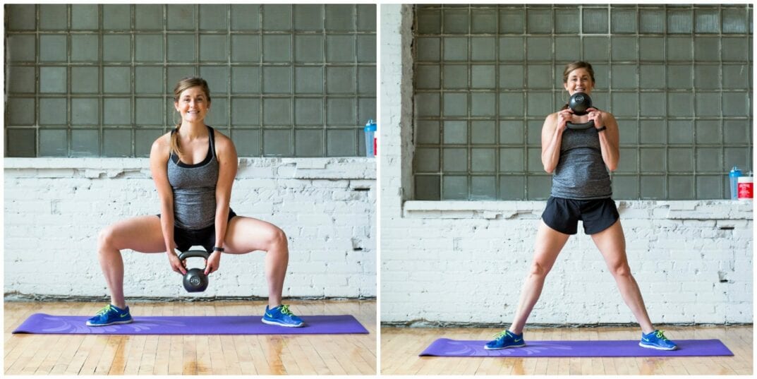 KB Sumo Squat + Curl