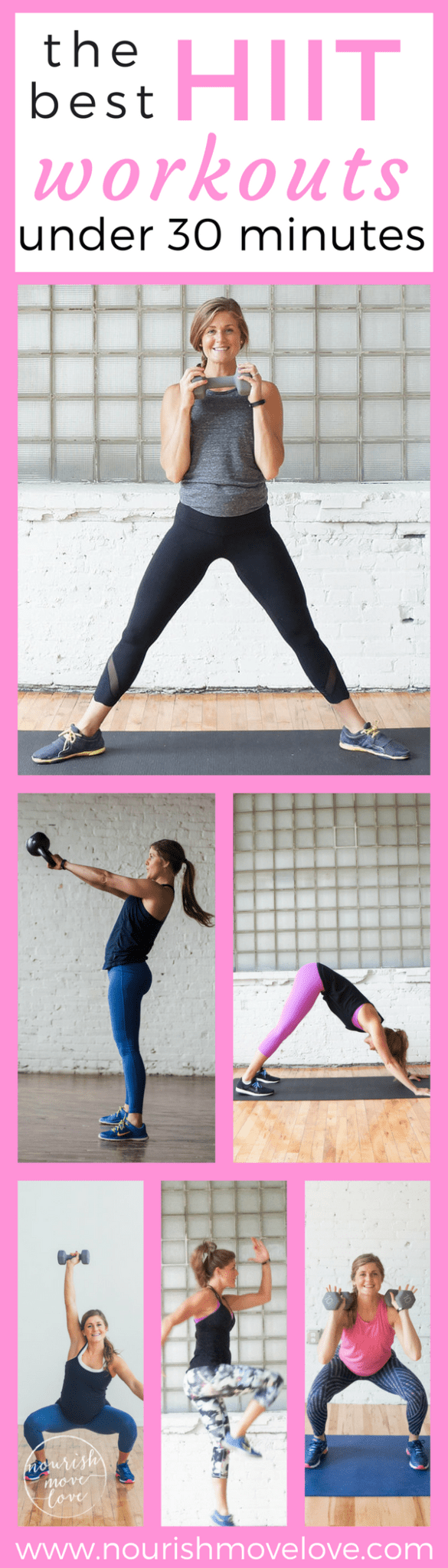 The Best HIIT Workouts Under 30 Minutes | www.nourishmovelove.com