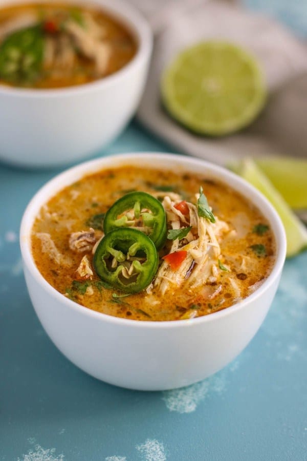 Slow Cooker White Chicken Chili 