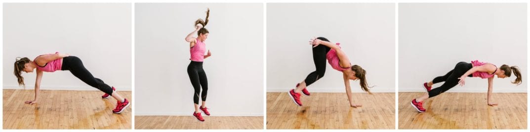 single arm burpee | emom workout