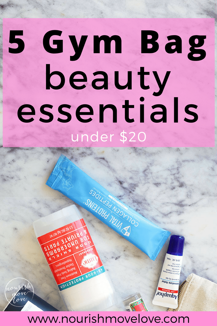 5 Gym Bag Beauty Essentials | www.nourishmovelove.com