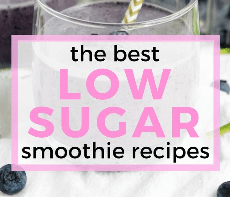 15 Healthy Low Sugar Smoothie Recipes Feature | www.nourishmovelove.com
