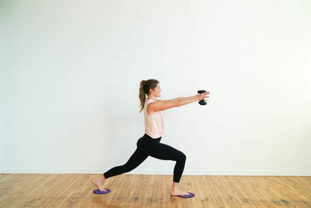 AtHome Glider Disc Barre Workout Nourish Move Love